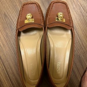 Michael Kors Brown Leather Loafer Size 7